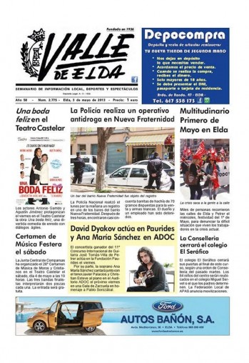 N&uacute;mero 2.775 - 3 de mayo de 2013