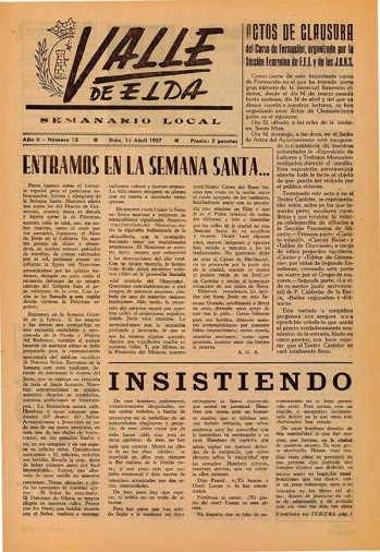 N&uacute;mero 0033 - 13 de abril de 1957