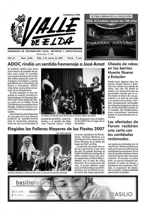 N&uacute;mero 2.506<span>02 de marzo de 2007</span>