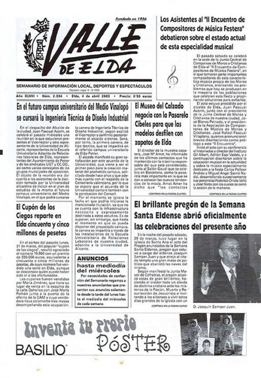 N&uacute;mero 2.334<span>4 de abril de 2003</span>