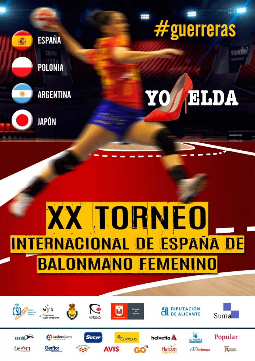 Elda acogerá la 20° edición del Torneo Internacional de Balonmano Femenino del 25 al 27 de noviembre Elda acogerá la 20° edición del Torneo Internacional de Balonmano Femenino del 25 al 27 de noviembre