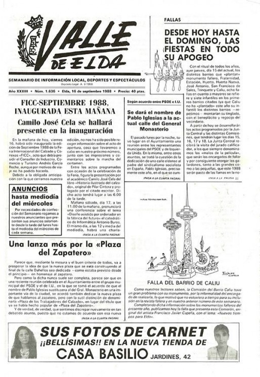 N&uacute;mero 1.636<span>16 de septiembre de 1988</span>