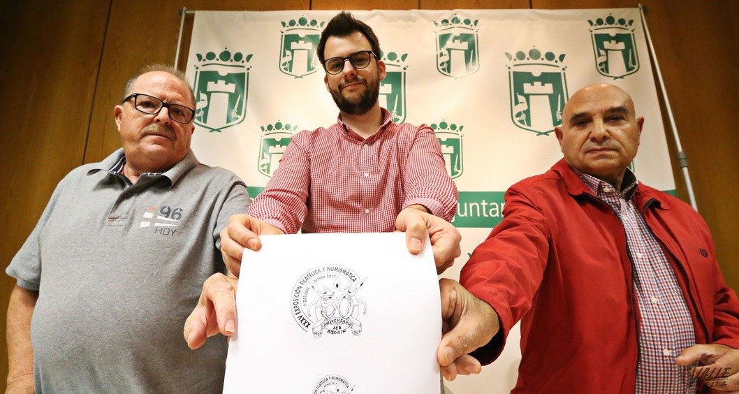 La Sociedad Filatélica y Numismática de Petrer dedica un matasellos al 50ª aniversario del IES Azorín La Sociedad Filatélica y Numismática de Petrer dedica un matasellos al 50ª aniversario del IES Azorín