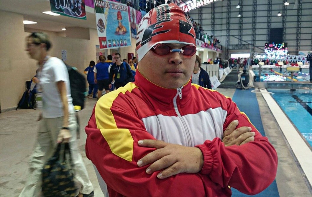 Nacho Gil al Campeonato Europeo de Natación de Síndrome de Down en Inglaterra Nacho Gil al Campeonato Europeo de Natación de Síndrome de Down en Inglaterra