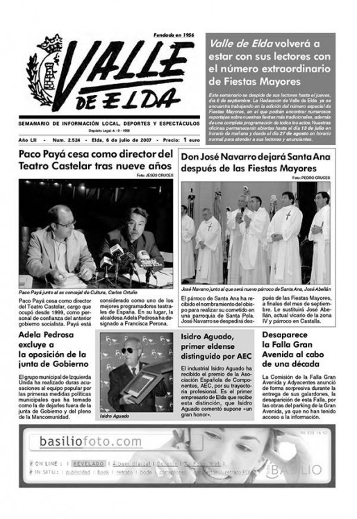 N&uacute;mero 2.524<span>06 de julio de 2007</span>