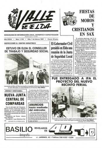 N&uacute;mero 1.752 - 1 de febrero de 1991