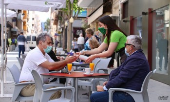 Las terrazas vuelven a llenarse