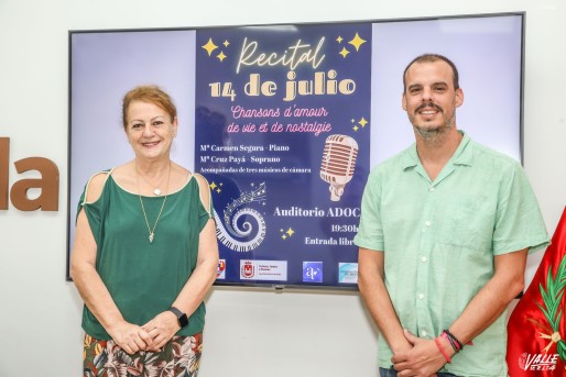 ADOC acoger&aacute; un recital de m&uacute;sica francesa este viernes con motivo del D&iacute;a Nacional de Francia