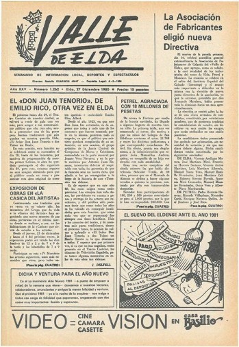 N&uacute;mero 1.262 - 27 de diciembre de 1980