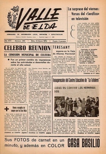 N&uacute;mero 0803 - 15 de enero de 1972