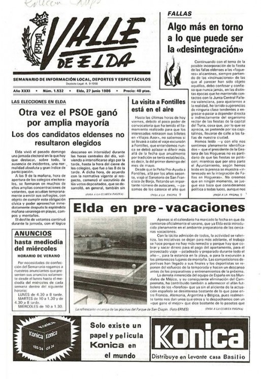 N&uacute;mero 1.532<span>27 de junio de 1986</span>