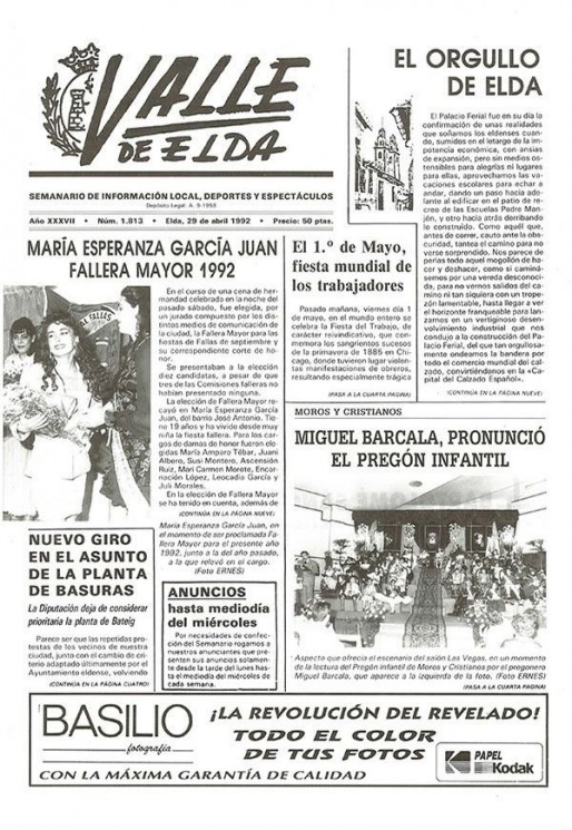 N&uacute;mero 1.813<span>29 de abril de 1992</span>