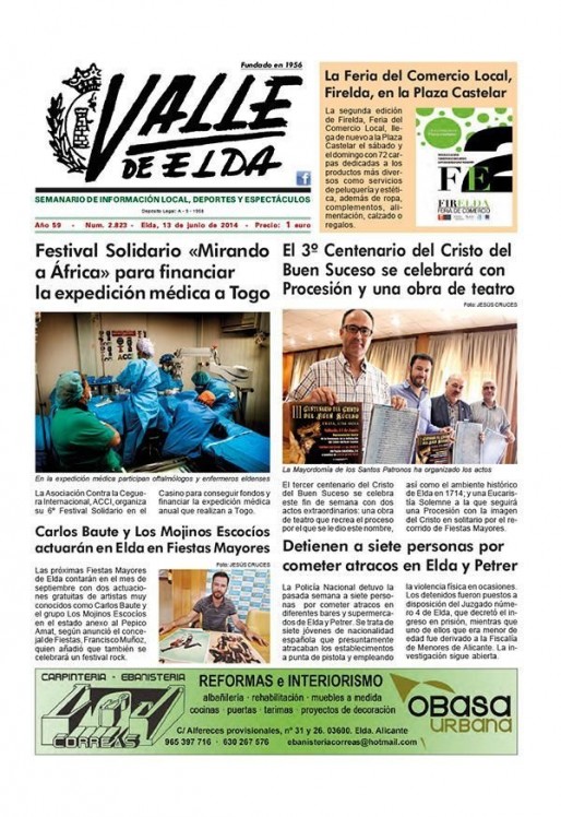 N&uacute;mero 2.823<span>13 de junio de 2014</span>