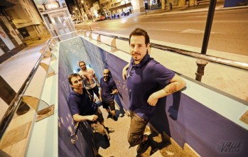 Siete artistas urbanos acabar&aacute;n las pinturas del parking de la Gran Avenida con motivos festeros