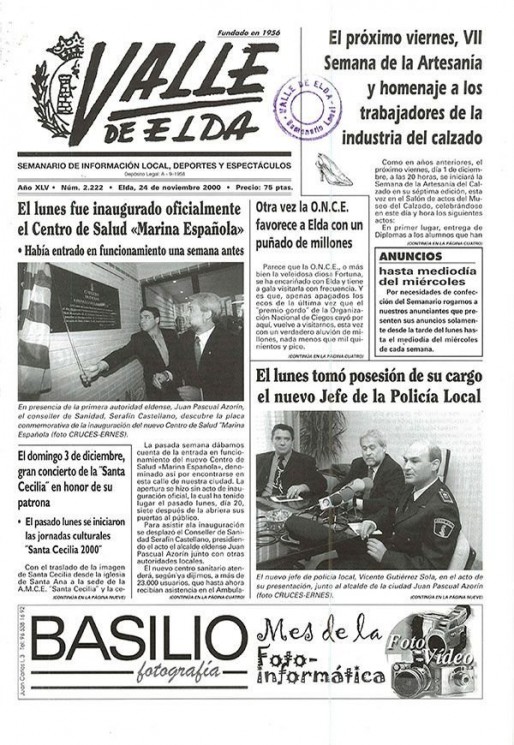 N&uacute;mero 2.222<span>24 de noviembre de 2000</span>