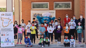 El colegio Reina Sof&iacute;a recauda 1.000 euros para Cruz Roja Petrer tras recorrer m&aacute;s de 15.000 kil&oacute;metros