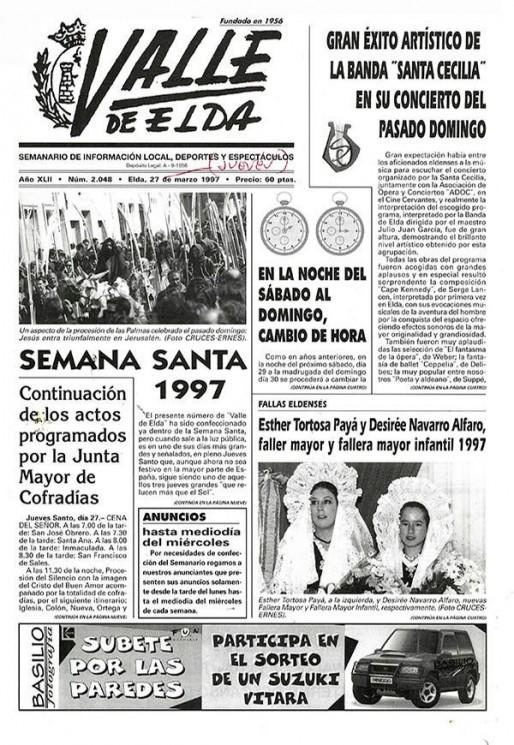 N&uacute;mero 2.048<span>27 de marzo de 1997</span>