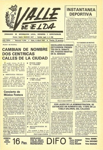 N&uacute;mero 1.276 - 4 de abril de 1981