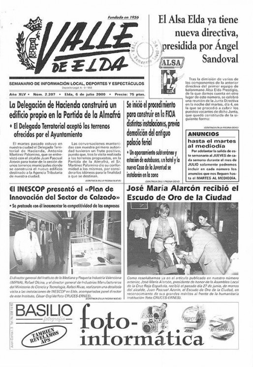 N&uacute;mero 2.207<span>6 de julio de 2000</span>