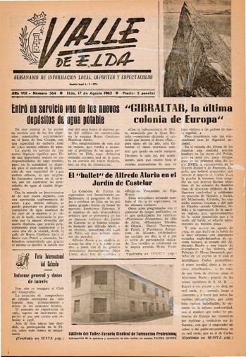 N&uacute;mero 0364 - 17 de agosto de 1963