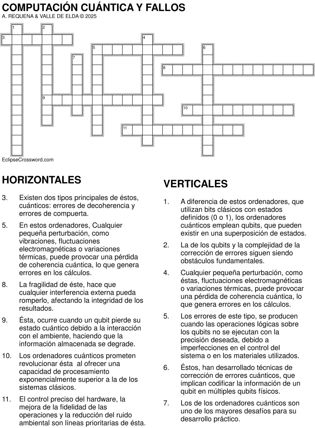 Computación cuántica y fallos Computación cuántica y fallos