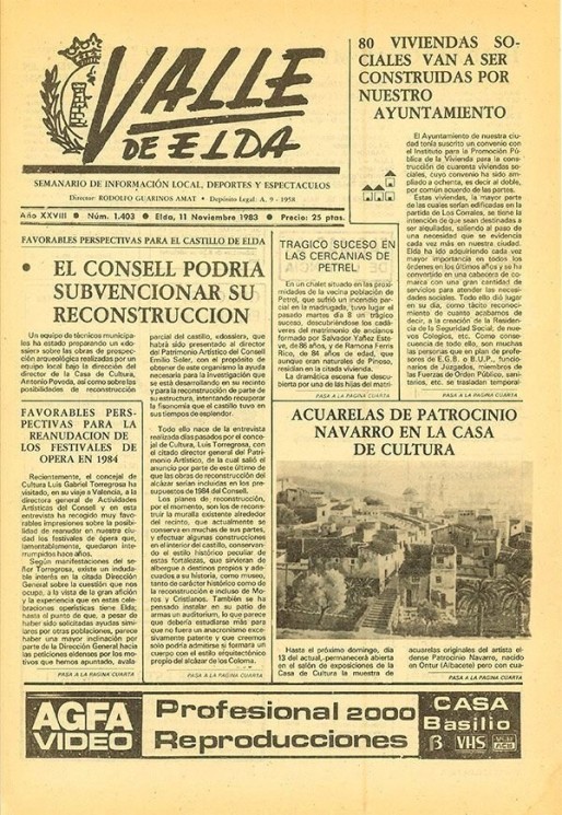 N&uacute;mero 1.403<span>11 de noviembre de 1983</span>