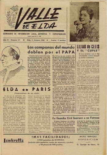 N&uacute;mero 0111 - 11 de octubre de 1958