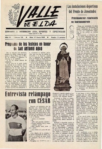 N&uacute;mero 0125 - 17 de enero de 1959