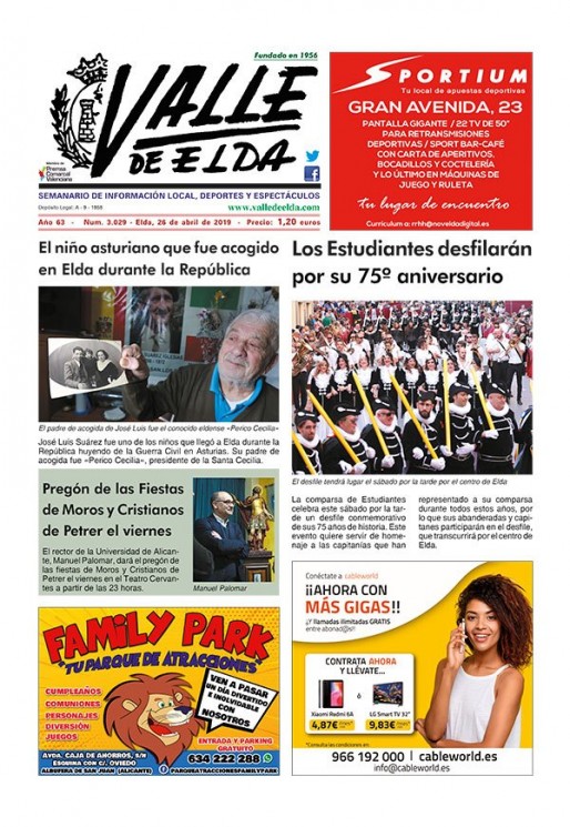 N&uacute;mero 3.029<span>26 de abril de 2019</span>
