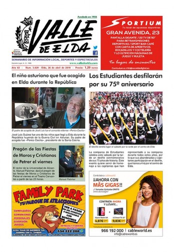 N&uacute;mero 3.029 - 26 de abril de 2019
