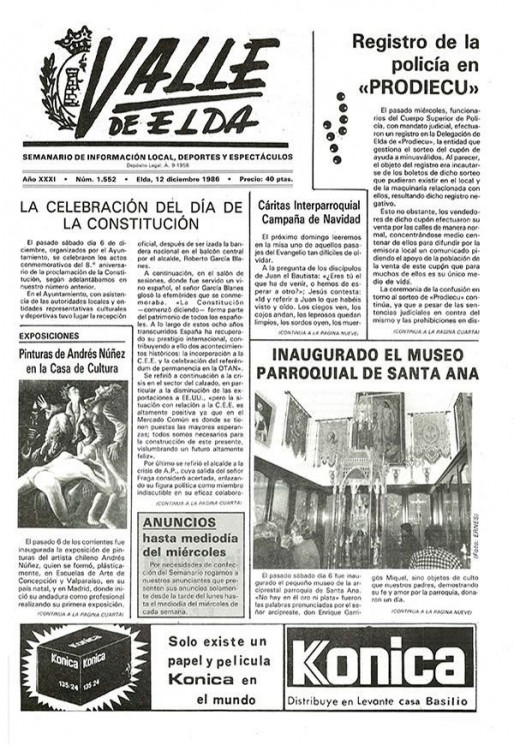 N&uacute;mero 1.552<span>12 de diciembre de 1986</span>