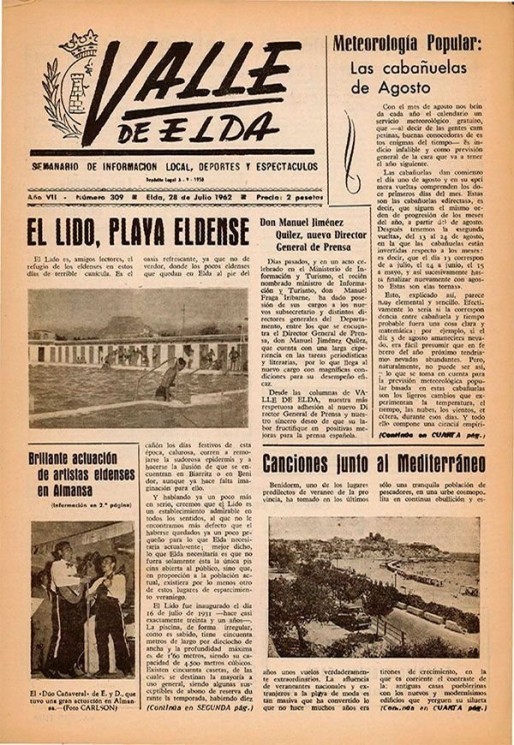 N&uacute;mero 0309<span>28 de julio de 1962</span>