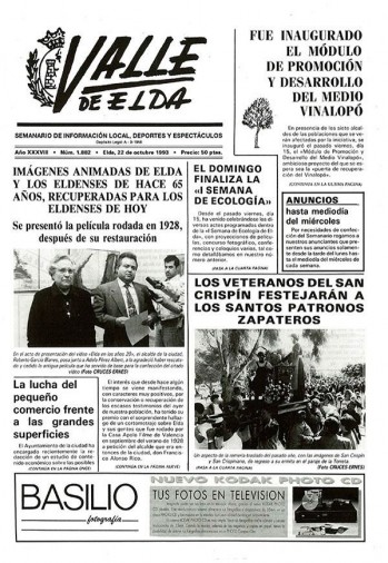 N&uacute;mero 1.882 - 22 de octubre de 1993