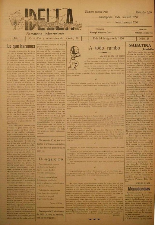 Idella n&ordm; 028<span>A&ntilde;o 1926</span>