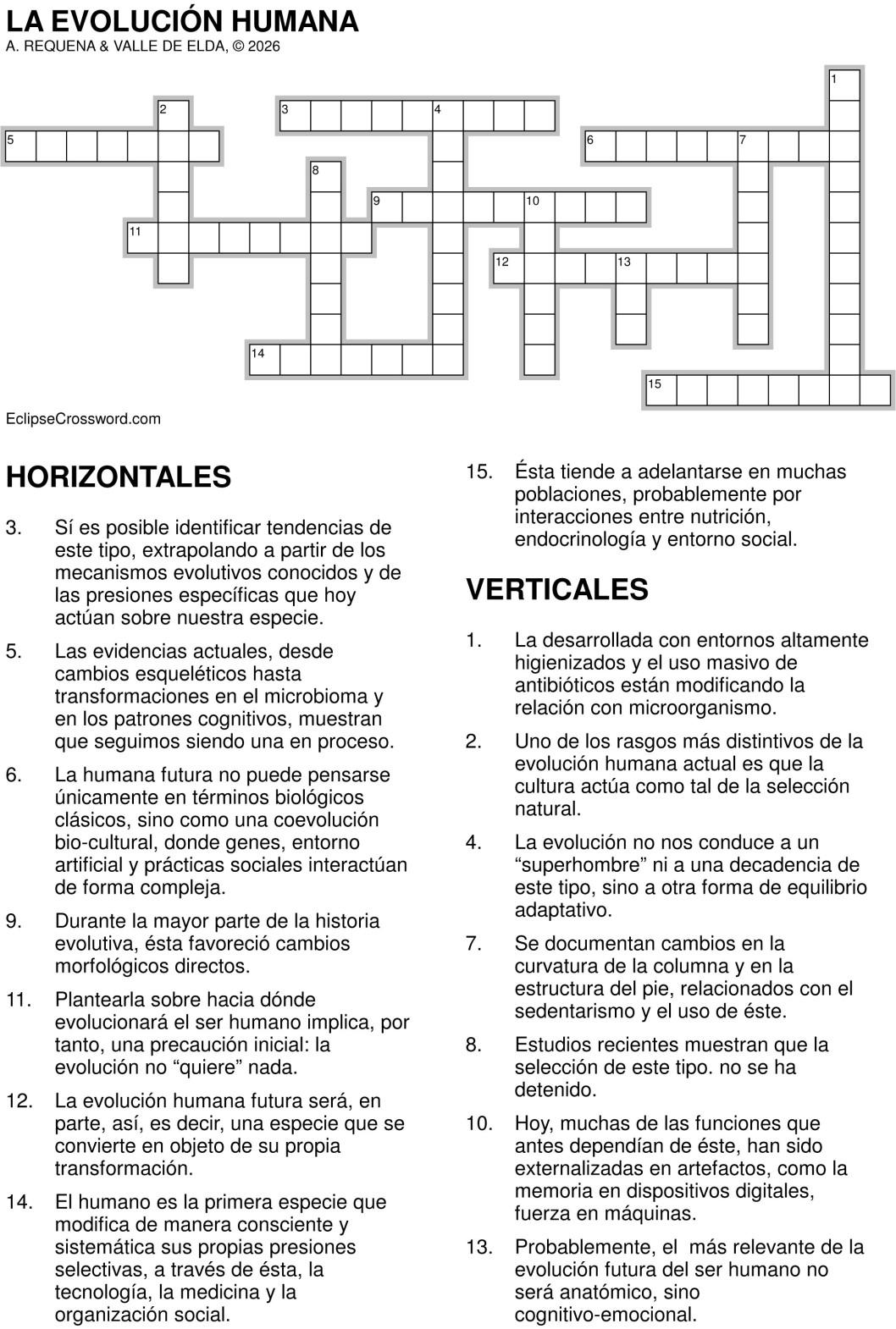 La evoluci&oacute;n humana