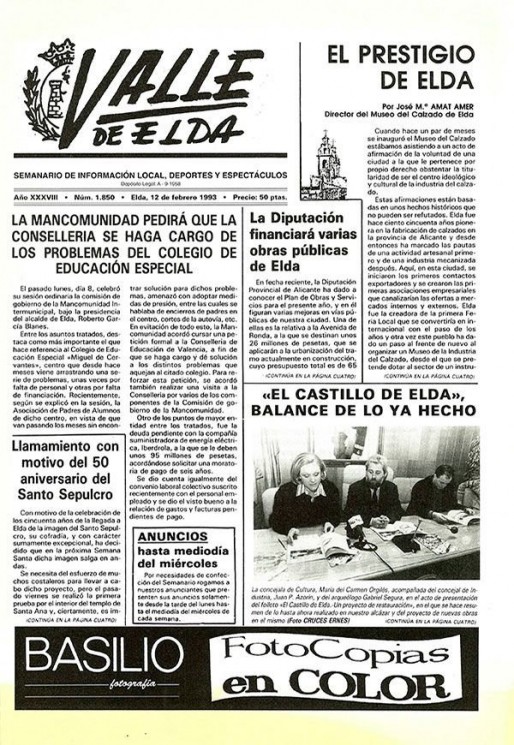 N&uacute;mero 1.850<span>12 de febrero de 1993</span>