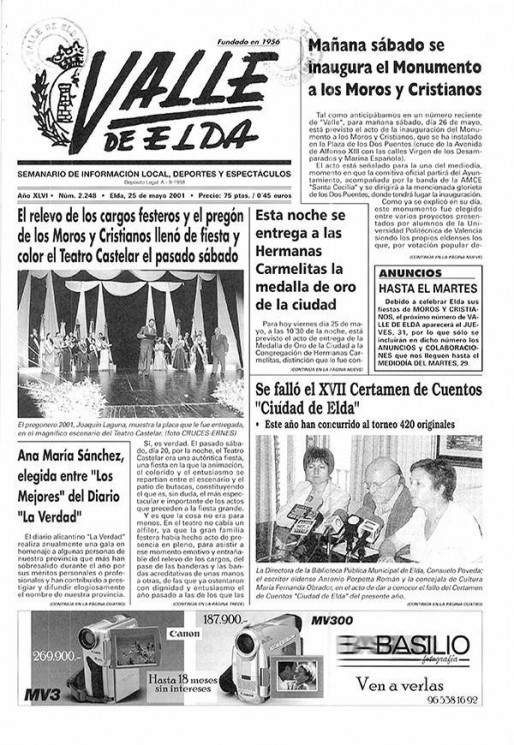 N&uacute;mero 2.248<span>25 de mayo de 2001</span>