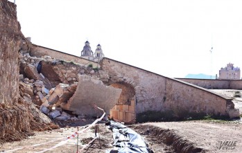 Se derrumba uno de los arcos del Castillo debido a las lluvias