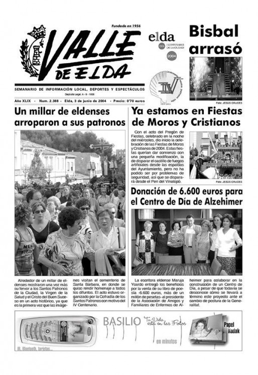 N&uacute;mero 2.388<span>3 de junio de 2004</span>