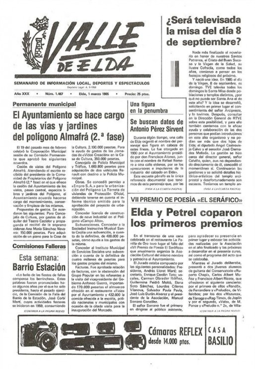 N&uacute;mero 1.467<span>1 de marzo de 1985</span>