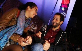 La cata de vinos "Winecanting Elda" triunfa en la Plaza Castelar