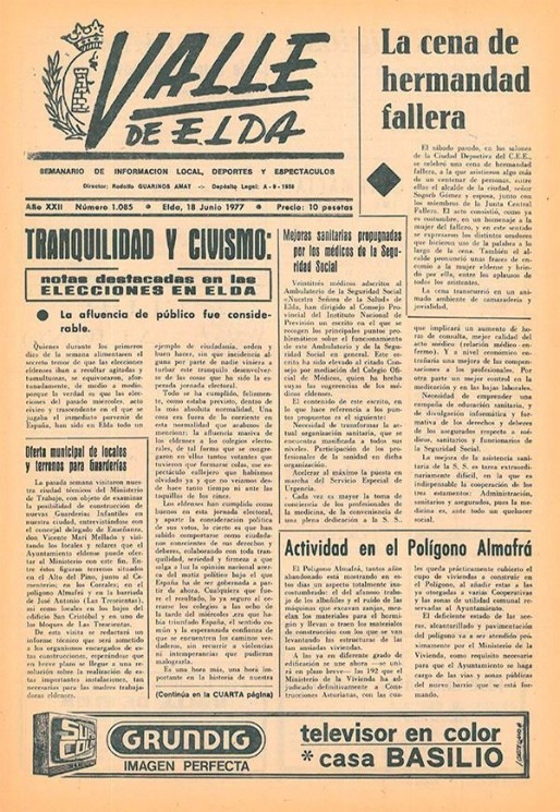 N&uacute;mero 1.085<span>18 de junio de 1977</span>