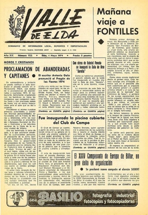 N&uacute;mero 0923<span>4 de mayo de 1974</span>