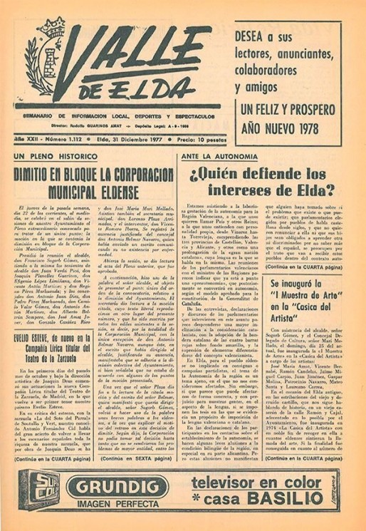 N&uacute;mero 1.112<span>31 de diciembre de 1977</span>