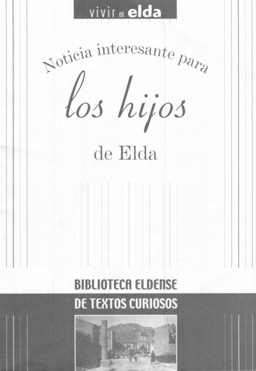 Noticias interesantes para los hijos de Elda