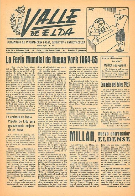 N&uacute;mero 0385<span>11 de enero de 1964</span>