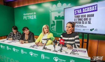 Petrer presenta su campa&ntilde;a &ldquo;Se acab&oacute;&rdquo; con motivo del D&iacute;a de la Eliminaci&oacute;n de la Violencia contra las Mujeres