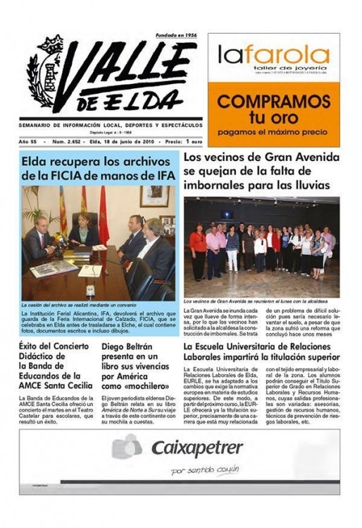 N&uacute;mero 2.652<span>18 de junio de 2010</span>