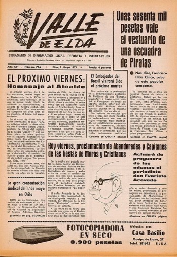 N&uacute;mero 0766 - 1 de mayo de 1971