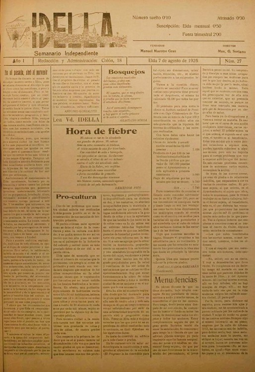 Idella n&ordm; 027<span>A&ntilde;o 1926</span>